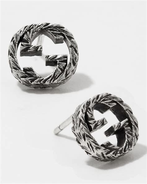 gucci shell earrings|gucci interlocking earrings.